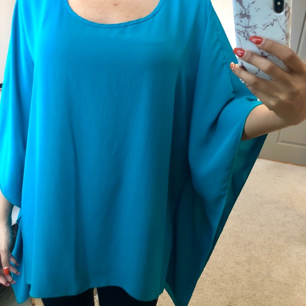 Draped tunic shirt